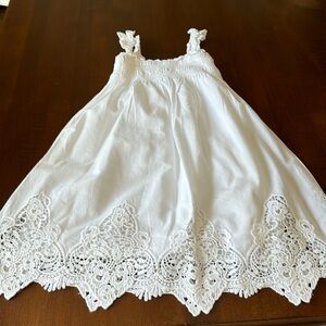 Mayoral white cotton sundress size 9